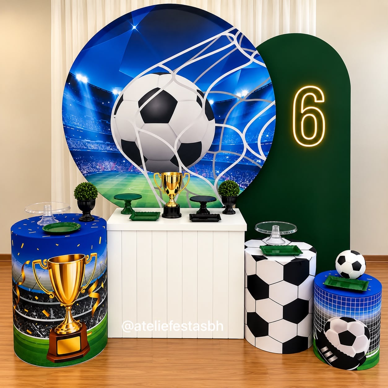 Kit Prata Futebol - Ateliê Festas