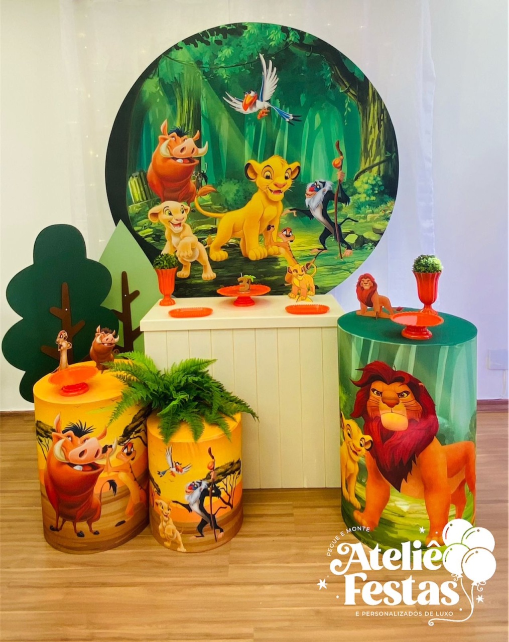 Kit Bronze Rei Leão - Ateliê Festas