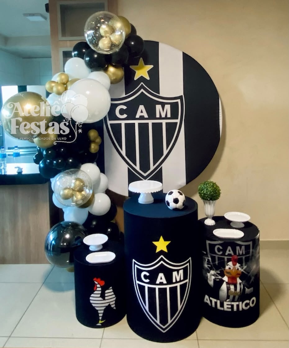 Kit Básico Atlético Mineiro - Galo - Ateliê Festas