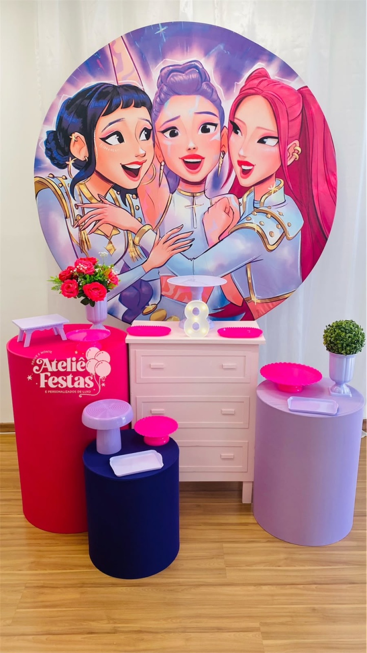 Kit Bronze Guerreiras Do Kpop - Ateliê Festas