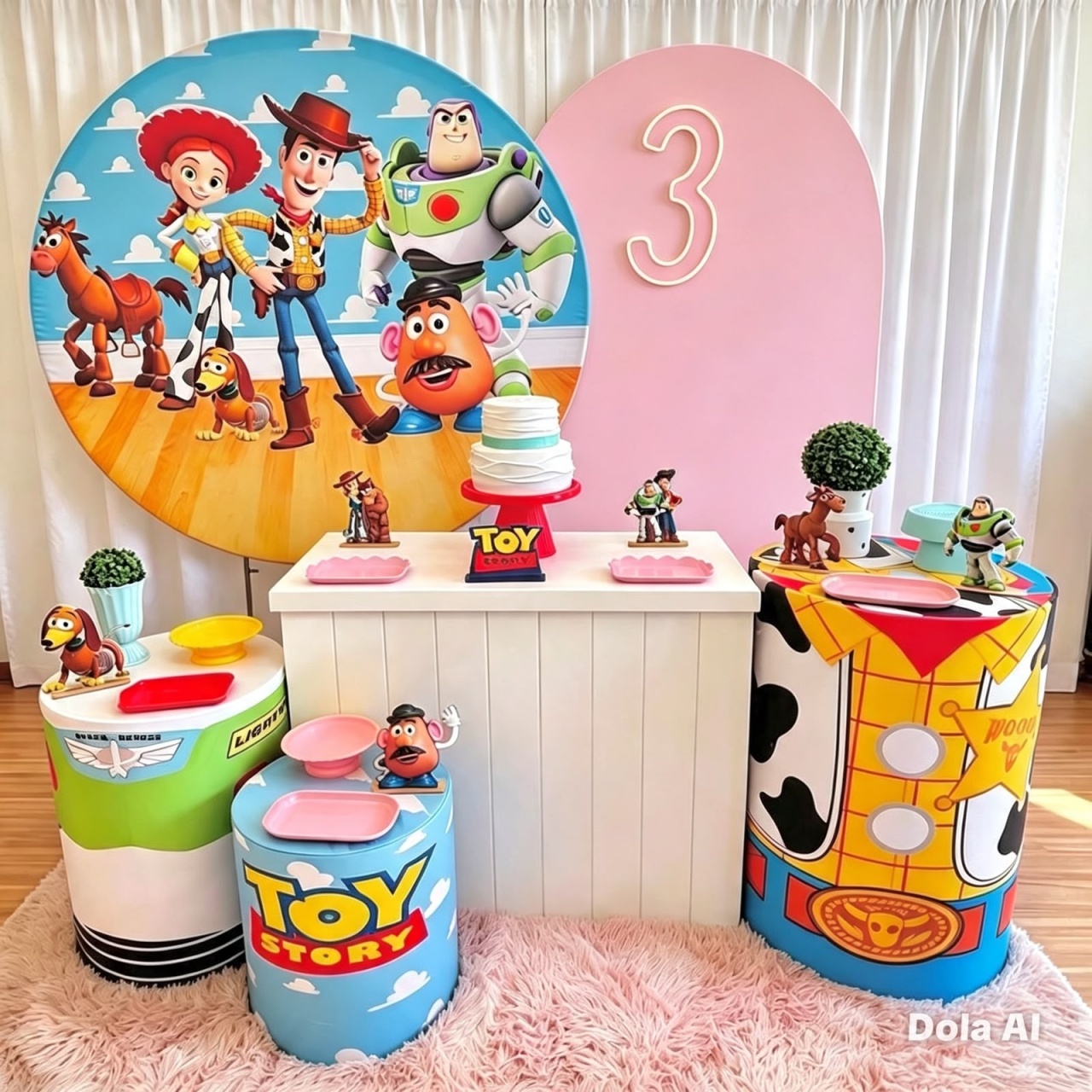 Kit Ouro Toy Story - Menina - Ateliê Festas