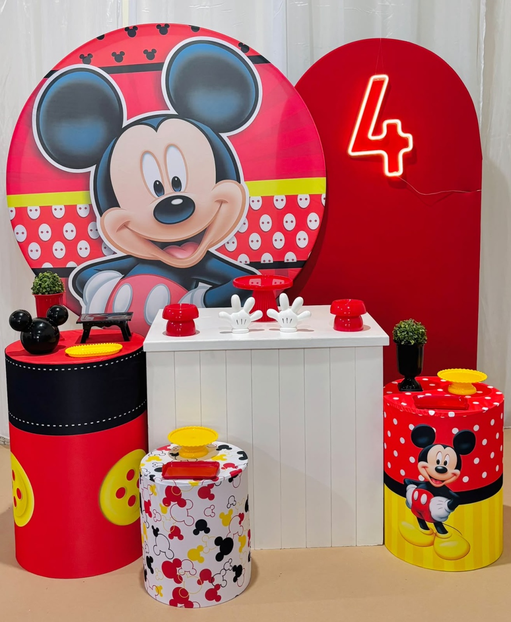 Kit Prata Mickey - Ateliê Festas