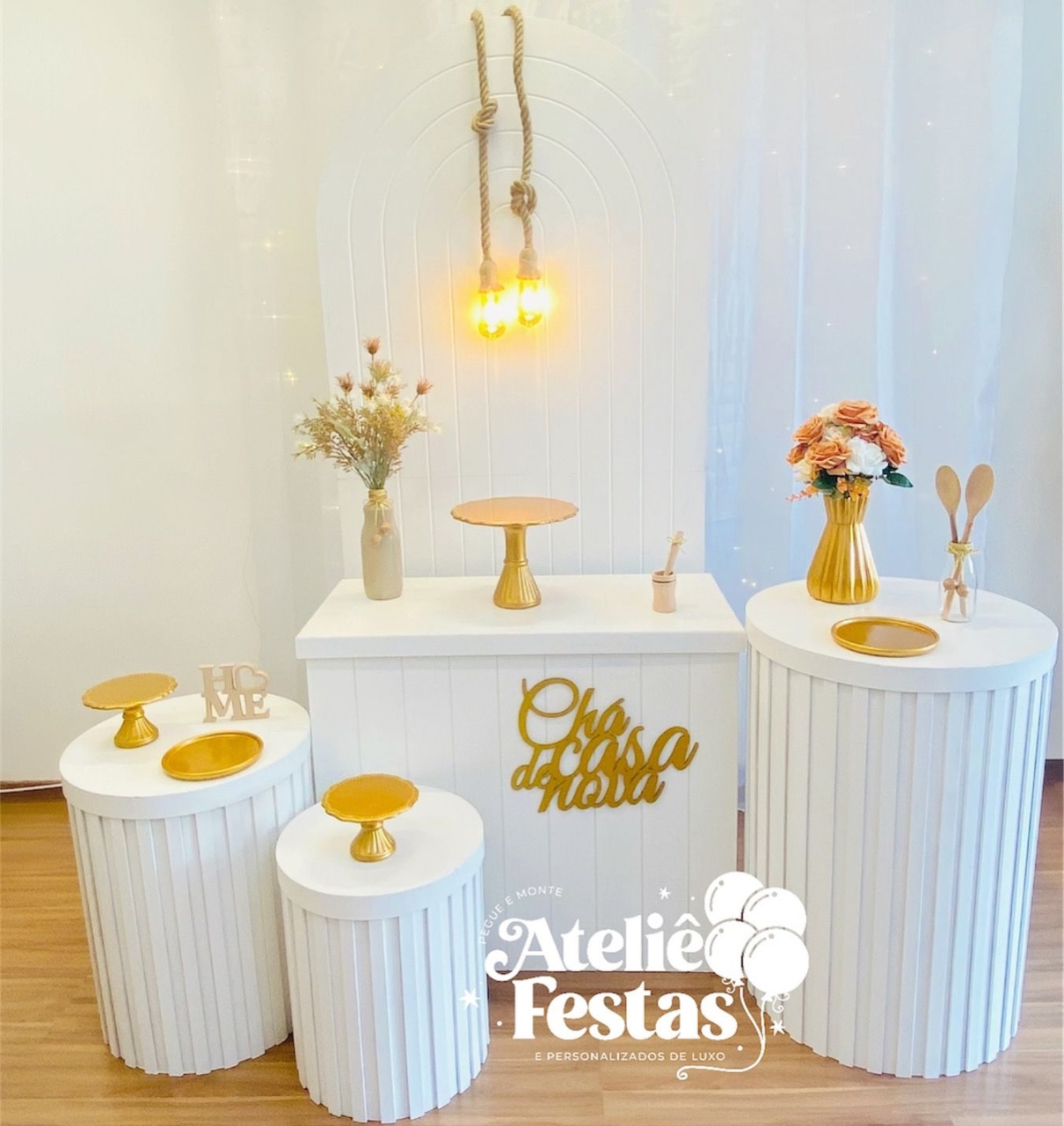Kit Diamante Chá de Casa Nova - Ateliê Festas