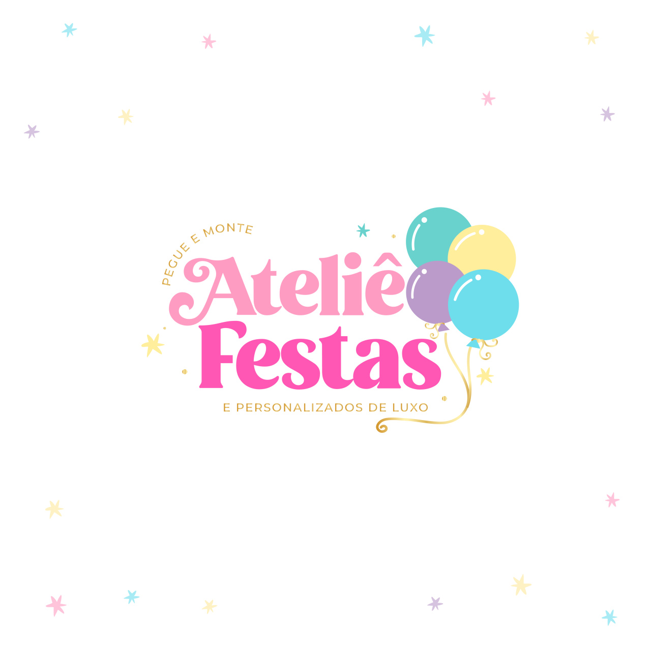 Serviço de Frete + Montagem (Decoração Completa) - Ateliê Festas