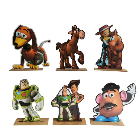 Conjunto 6 Displays Do Toy Story - Ateliê Festas