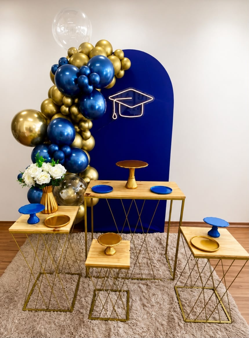 Kit Formatura Azul - Ateliê Festas