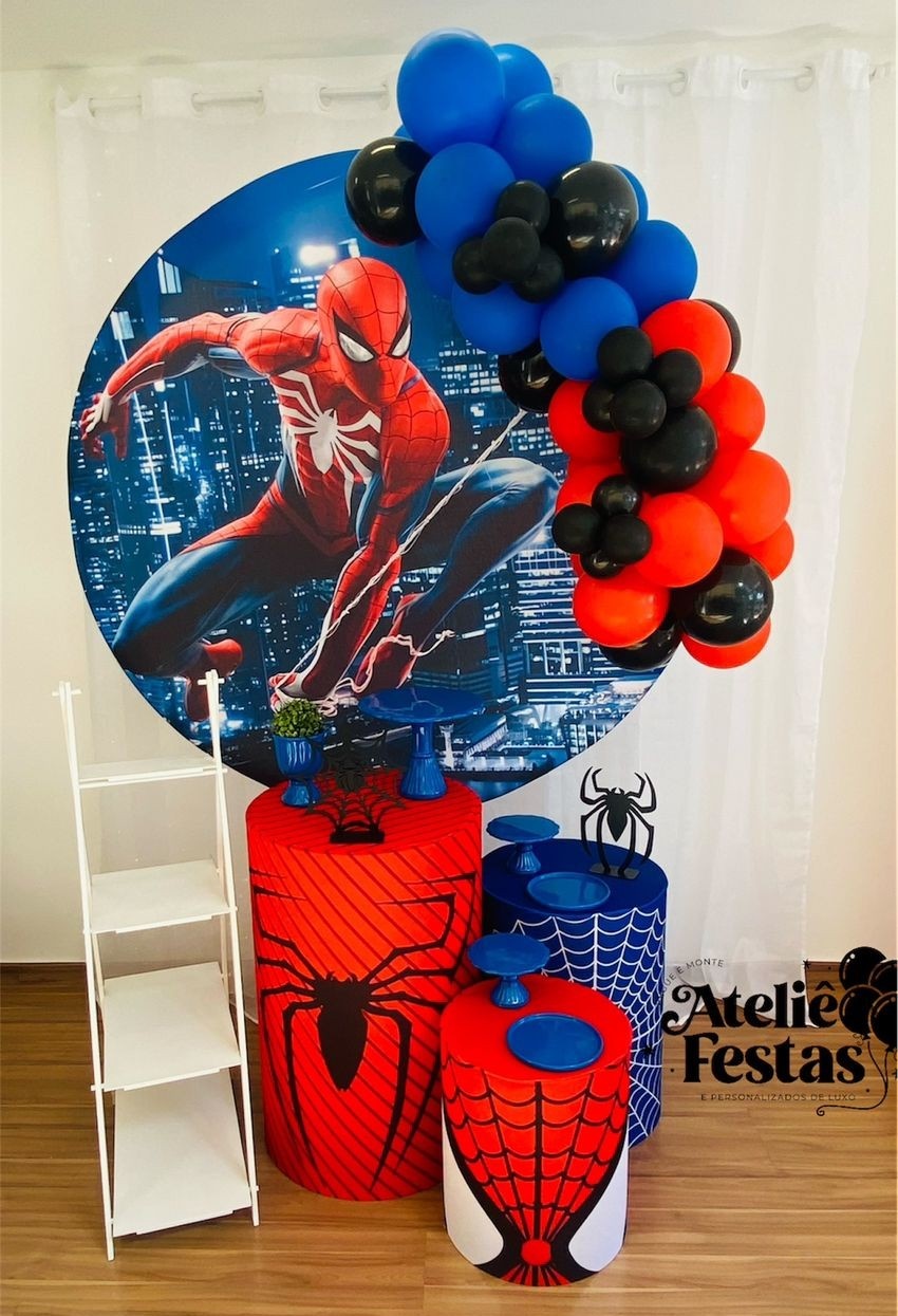 Kit Básico Homem Aranha - Ateliê Festas
