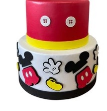 Bolo Fake Mickey 2 Andares - Ateliê Festas