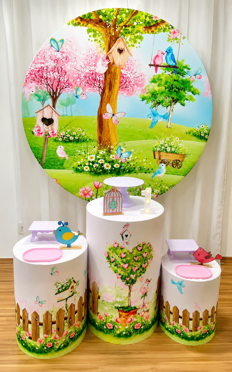 Kit Básico Jardim Encantando/Jardim das Borboletas - Ateliê Festas