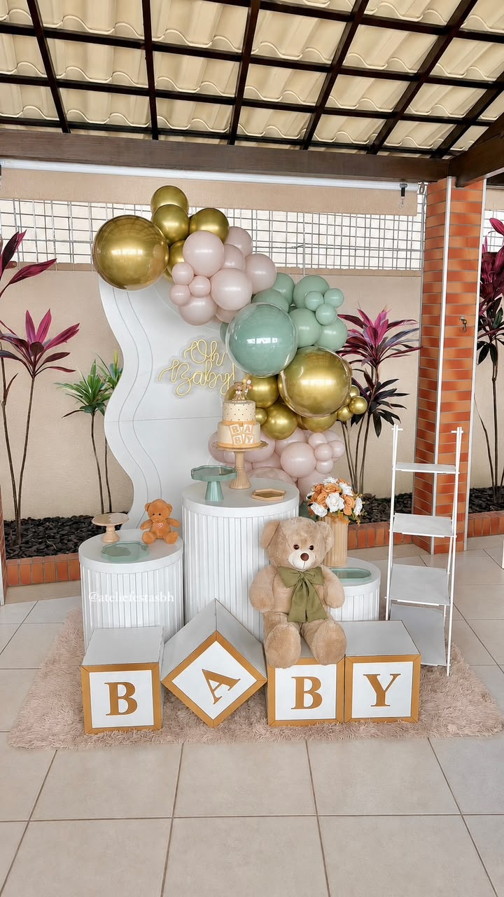 Kit Diamante Chá de Bebê (Mobília Premium) - Ateliê Festas
