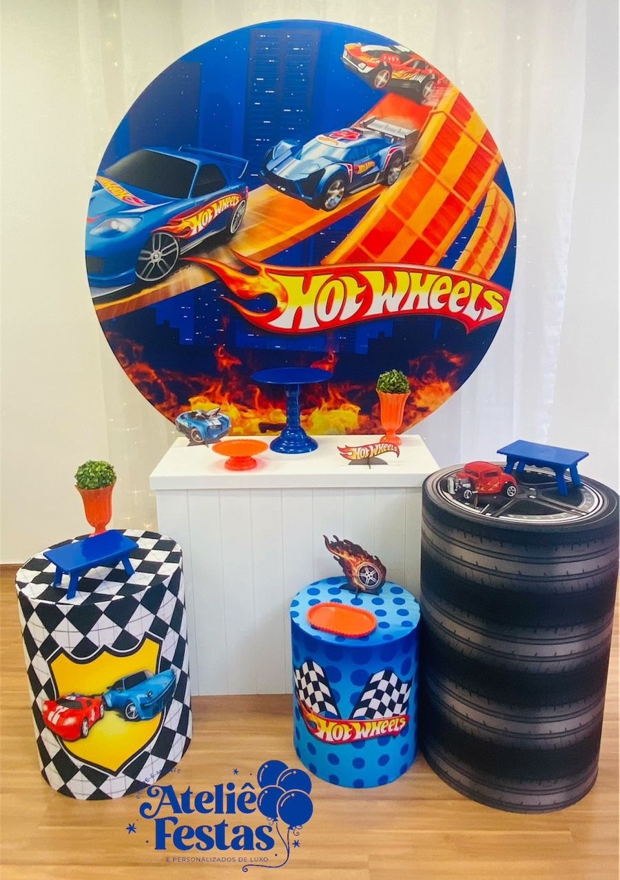 Kit Bronze Hotwheels - Ateliê Festas