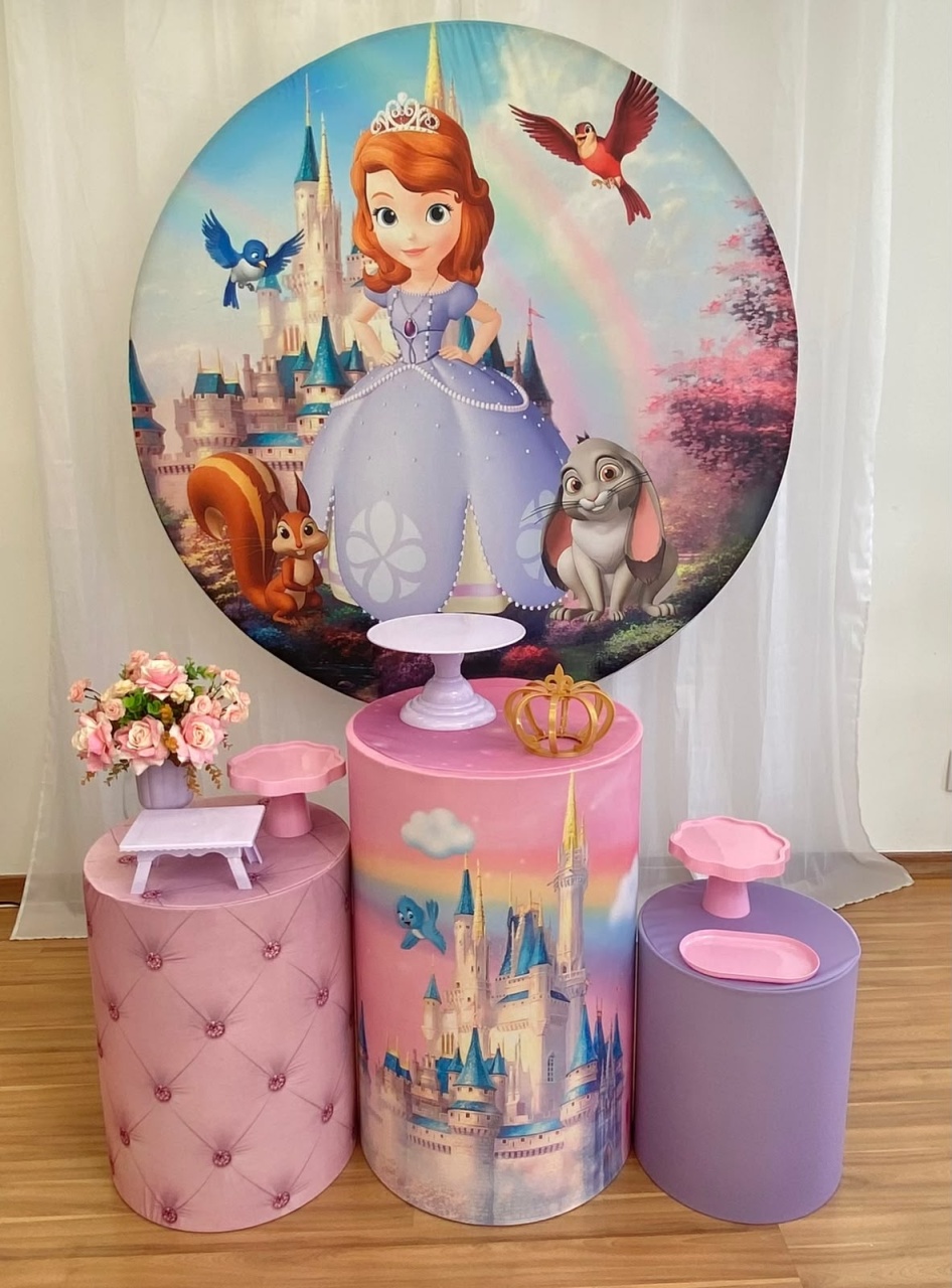 Kit Básico Princesinha Sofia - Ateliê Festas