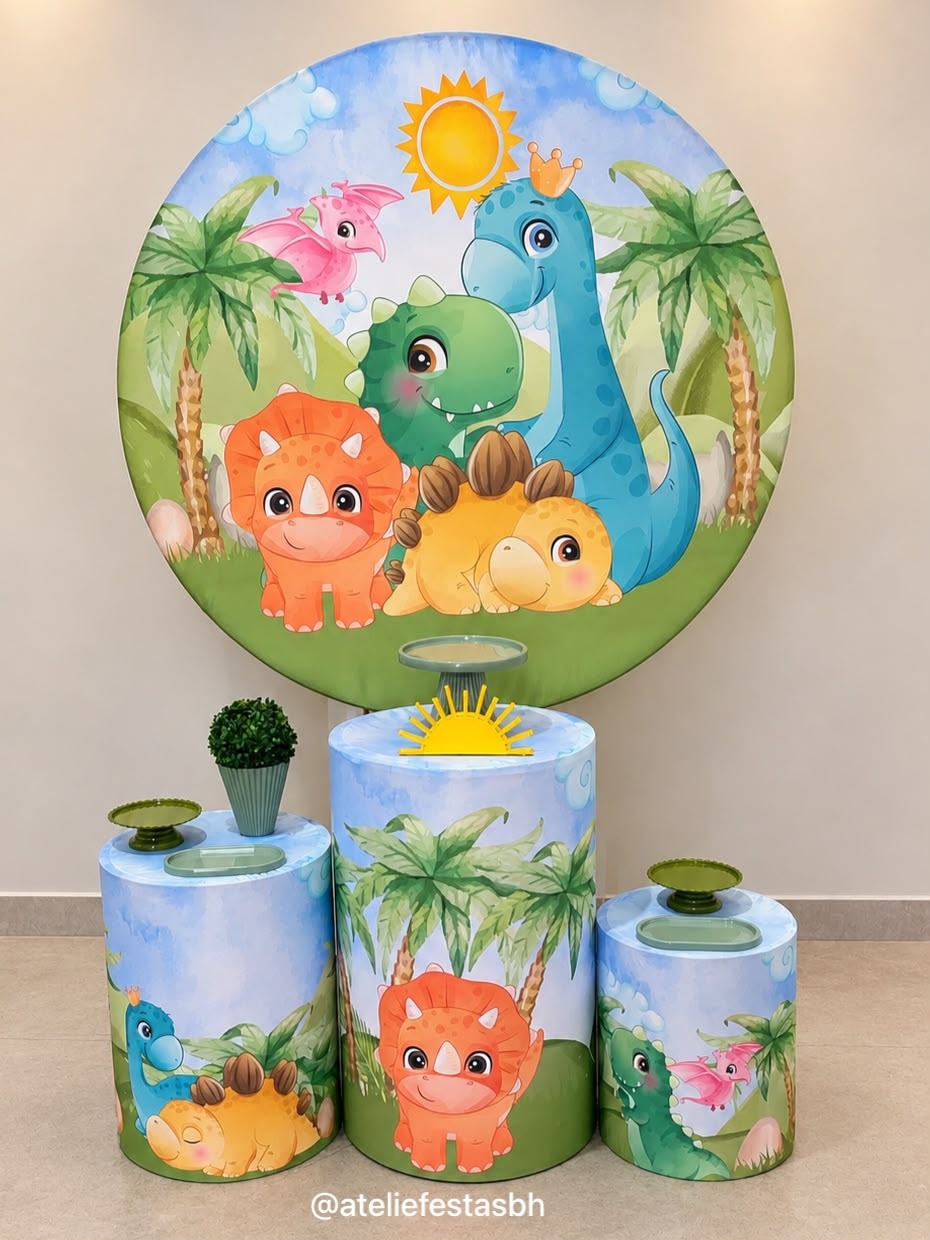 Kit Básico Dino Baby - Ateliê Festas