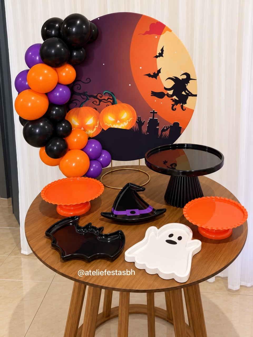 Mini Kit Festa Na Mesa Halloween - Ateliê Festas