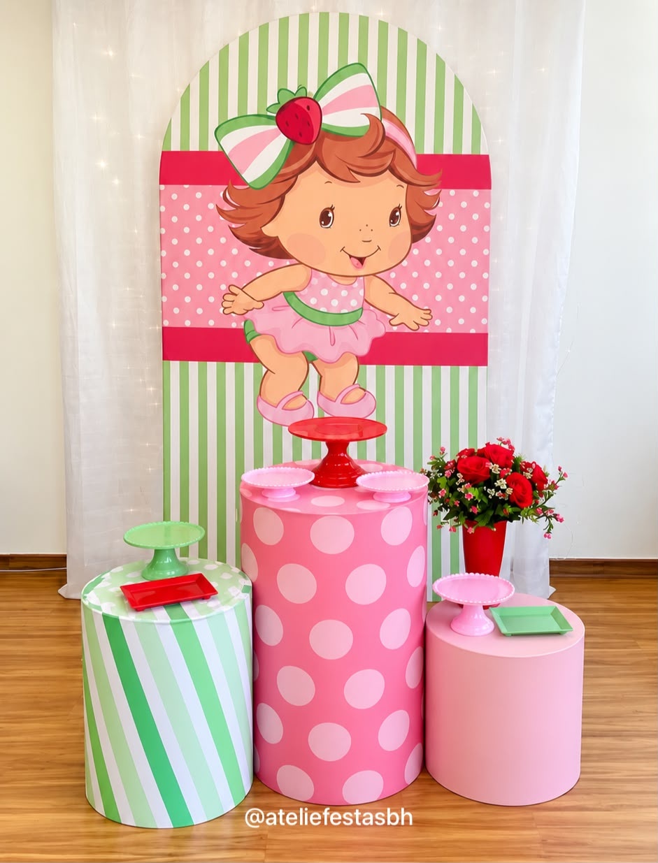 Kit Básico Moranguinho Baby - Ateliê Festas