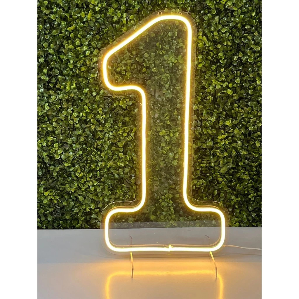 Número de Led 1 Cor Branco Quente - Ateliê Festas