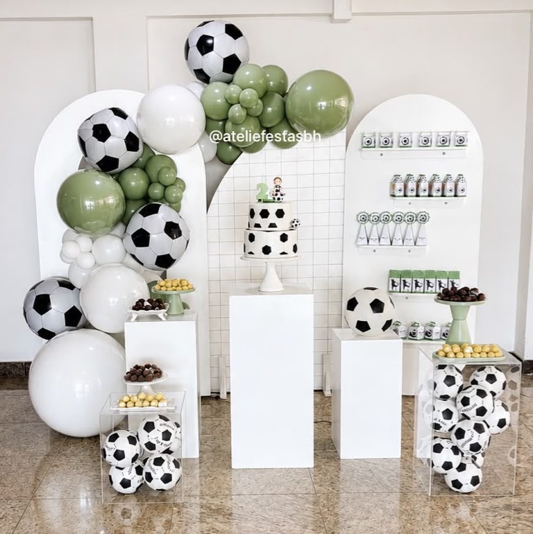 Kit Super Luxo Futebol - Montagem Clean - Ateliê Festas