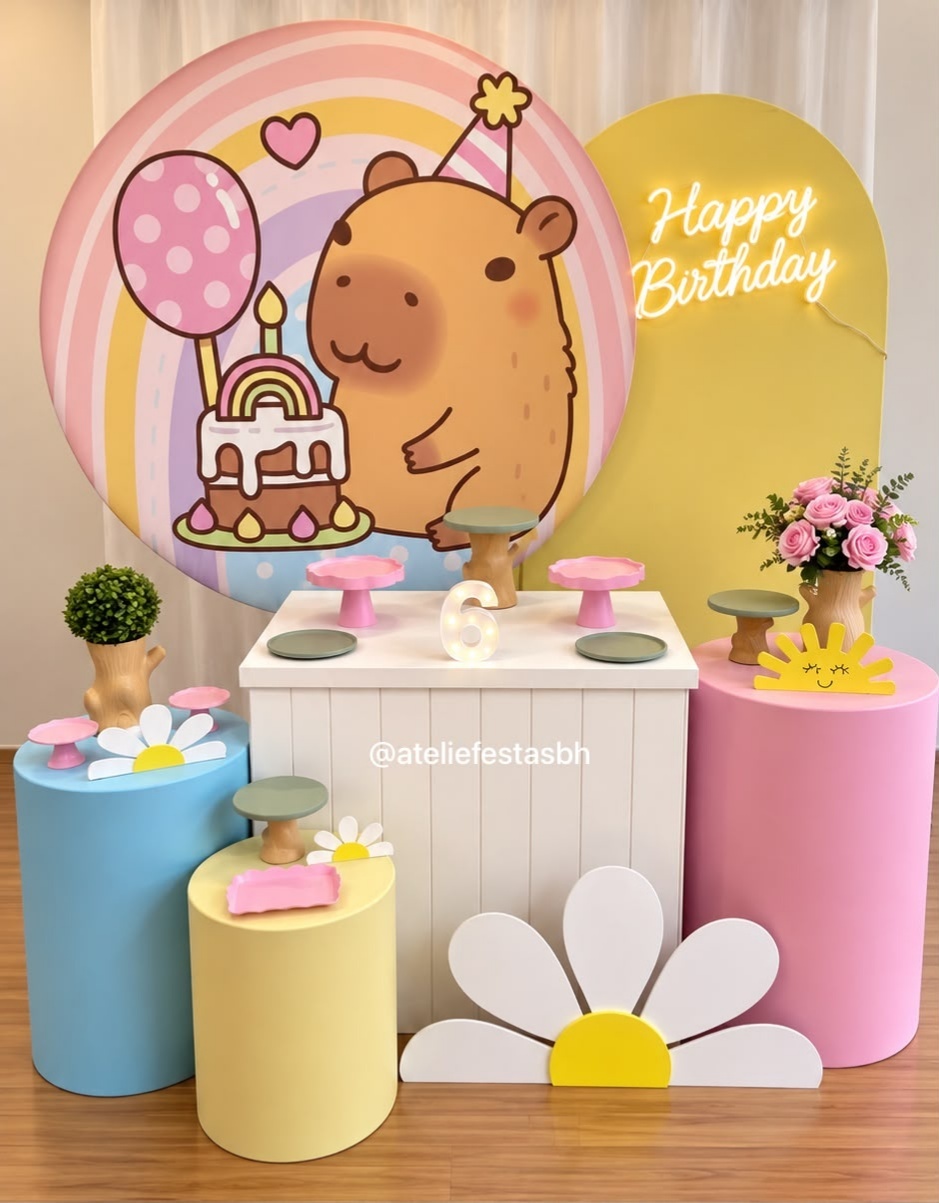 Kit Prata Capivara - Ateliê Festas