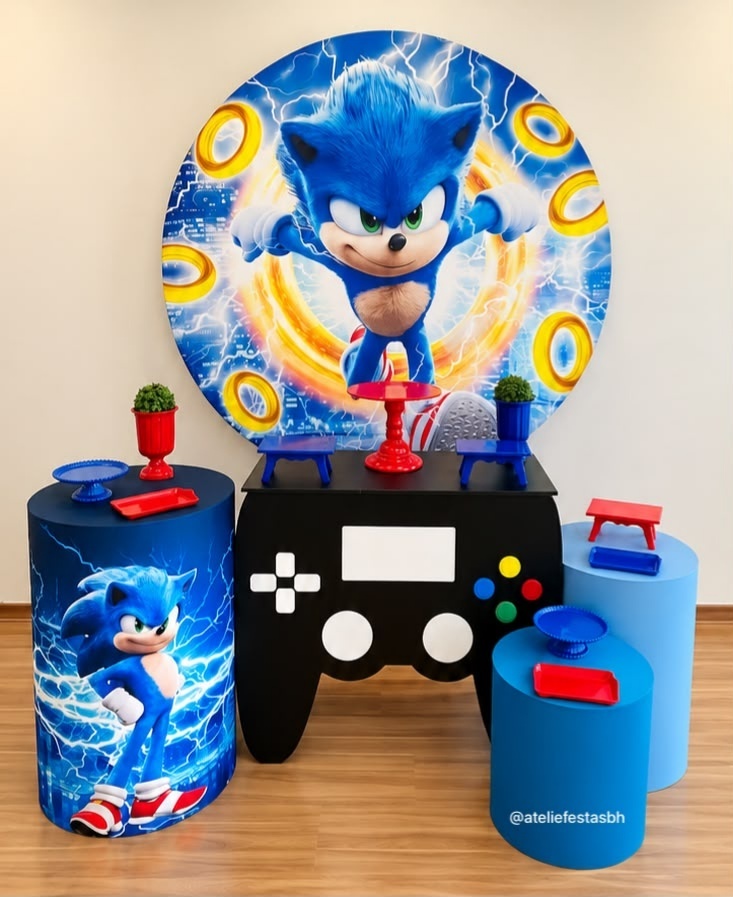 Kit Bronze Sonic - Ateliê Festas