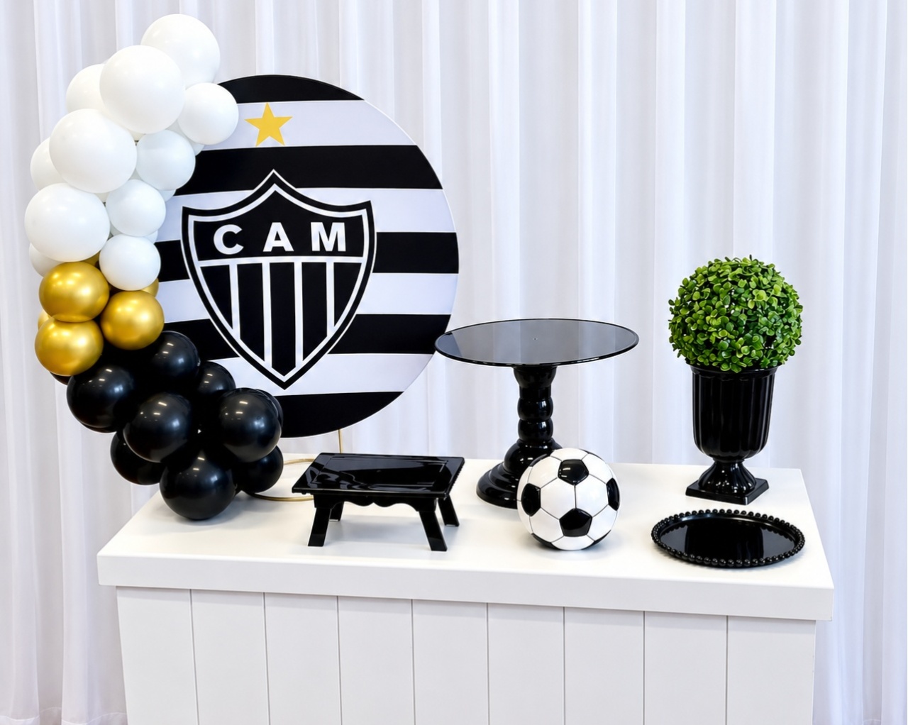 Mini Kit Atlético Mineiro - Galo - Ateliê Festas
