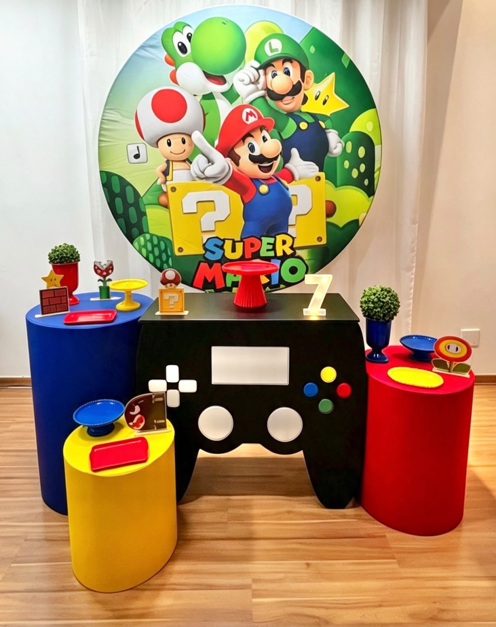 Kit Bronze Mario Bros - Ateliê Festas