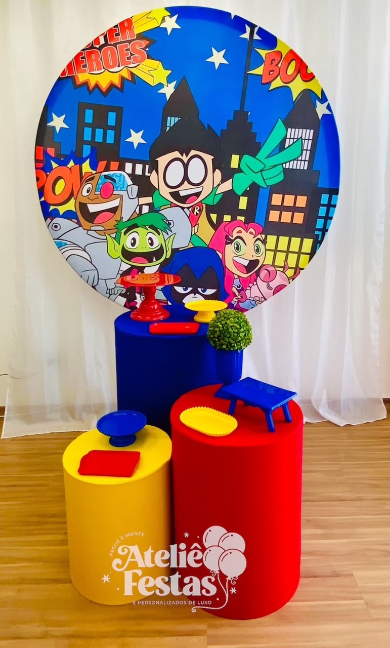 Kit Básico Jovens Titãs - Ateliê Festas