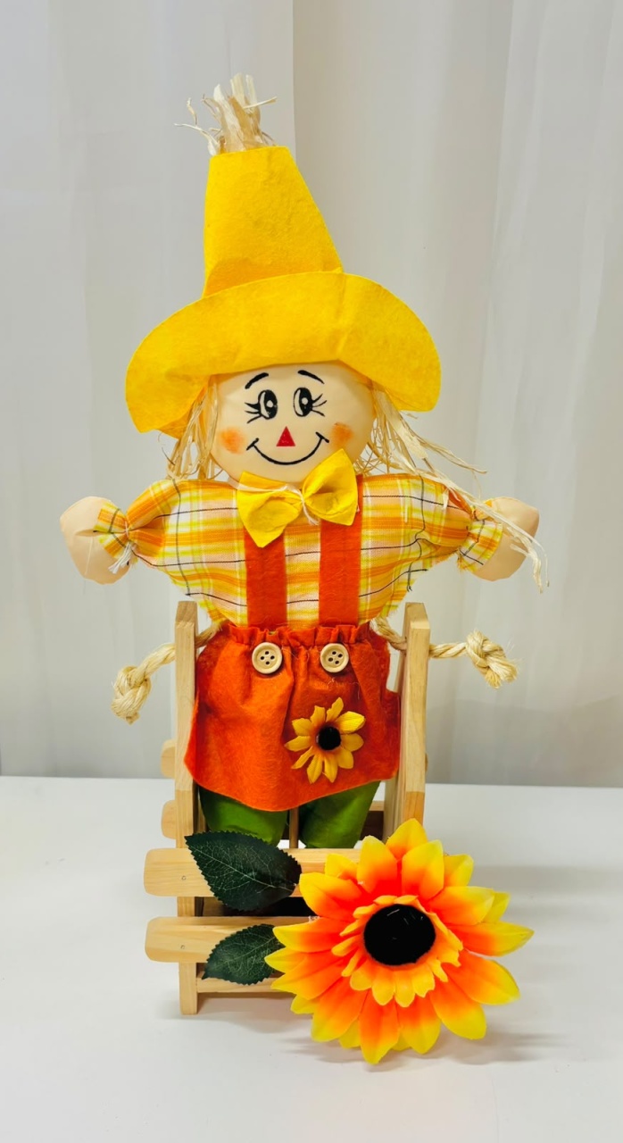Espantalho Menina - Ateliê Festas