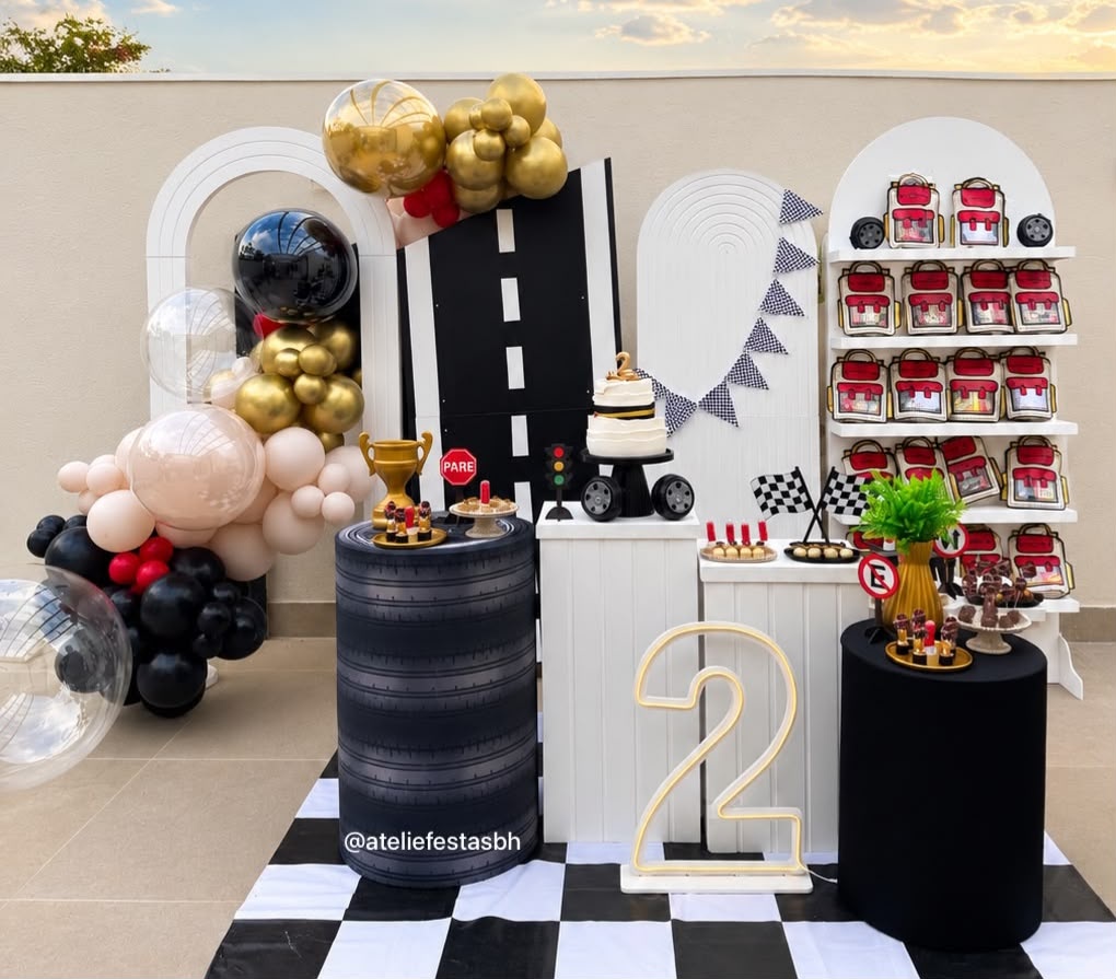 Decoração Carros/Fórmula 1 - Ateliê Festas