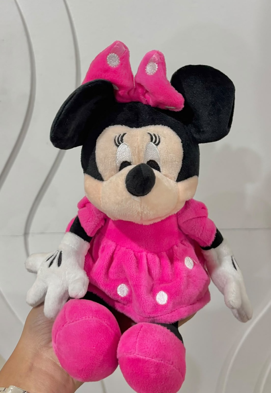 Minnie Rosa Pelúcia Pequena - Ateliê Festas