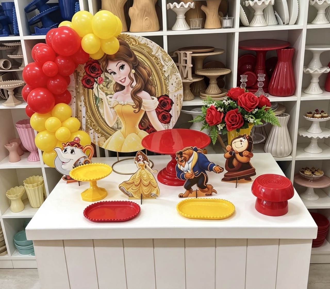 Mini Kit A Bela E A Fera - Ateliê Festas