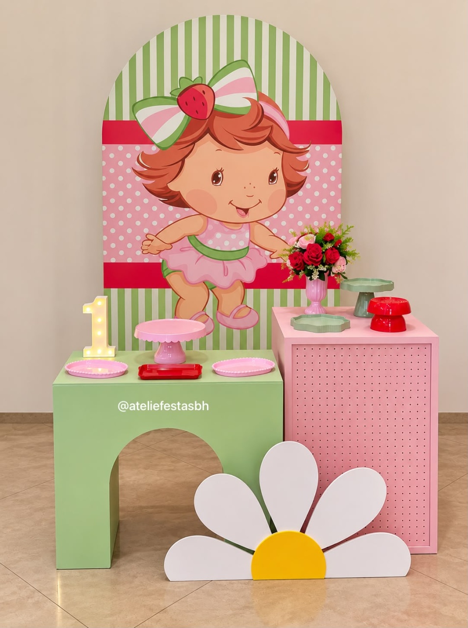 Kit Prata Moranguinho Baby - Ateliê Festas