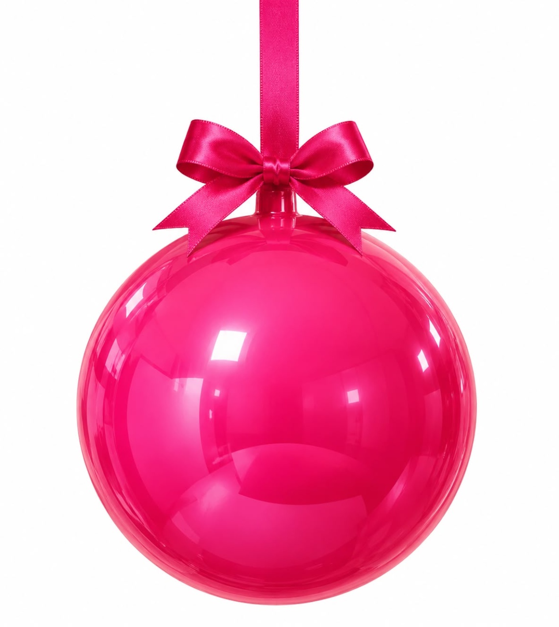 Balão Bubble Suspenso Na Fita de Cetim Com Laço - Ateliê Festas