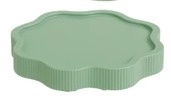 Bandeja Sem Pé Verde Menta - Ateliê Festas