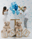 Caixa Revelação Com Balões de Gás Hélio - imagem 2