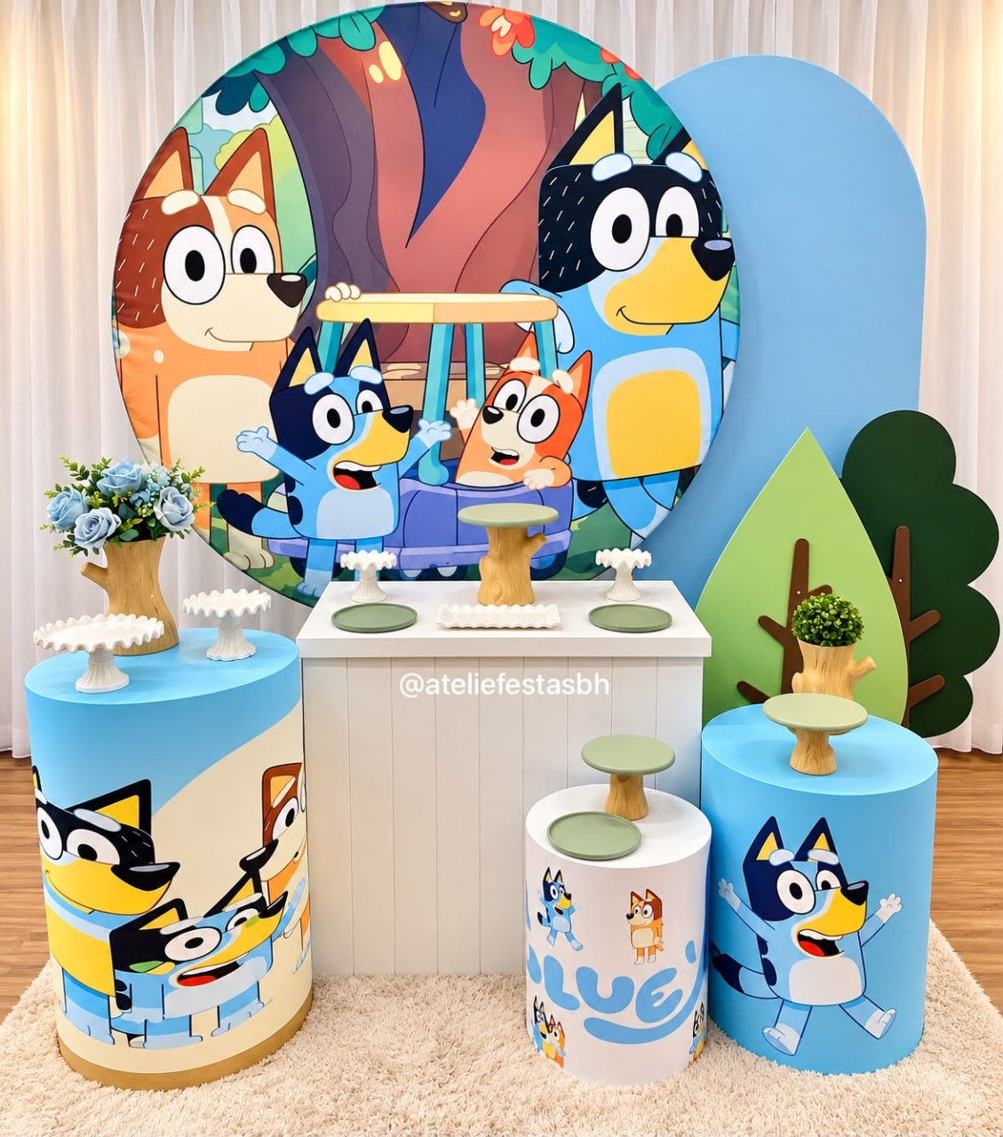 Kit Prata Bluey E Bingo - Ateliê Festas