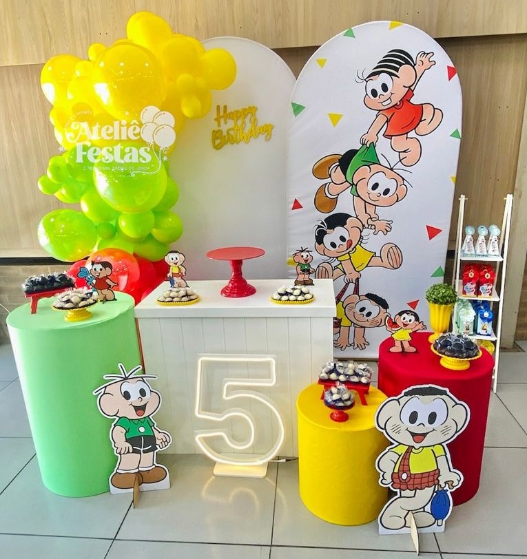 Kit Prata Turma da Mônica - Ateliê Festas