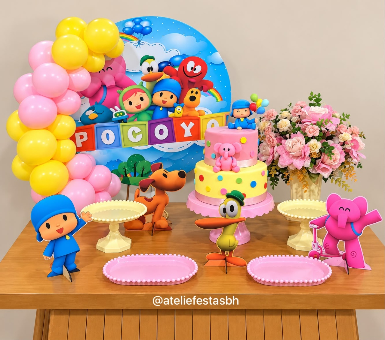 Mini Kit Festa Na Mesa Pocoyo - Ateliê Festas