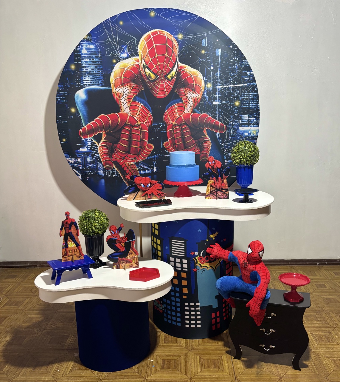 Homem Aranha - Orgânico - Decoreli Decorações Pegue e Monte