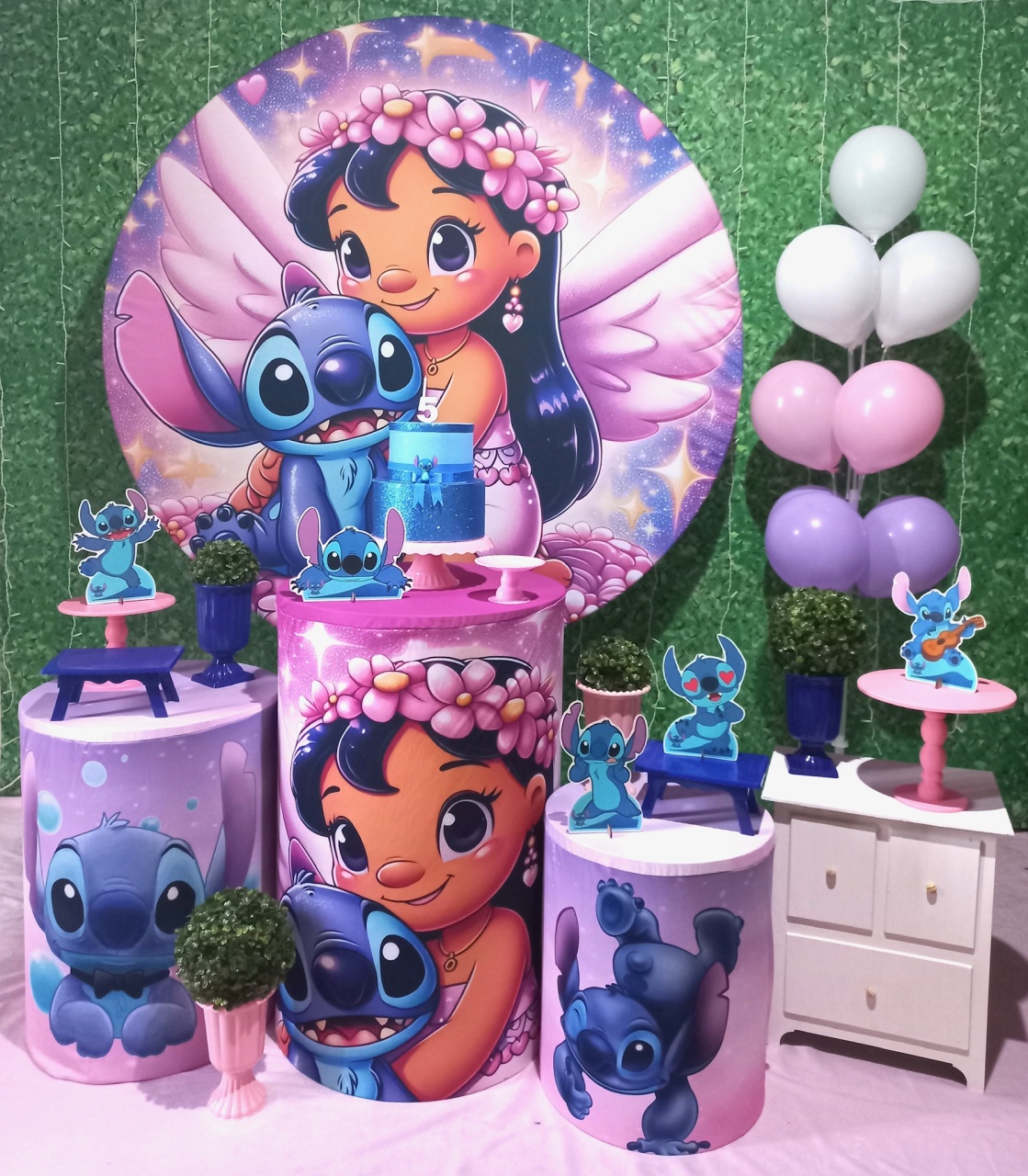 Lilo E Stitch 1 - Decoreli Decorações Pegue e Monte