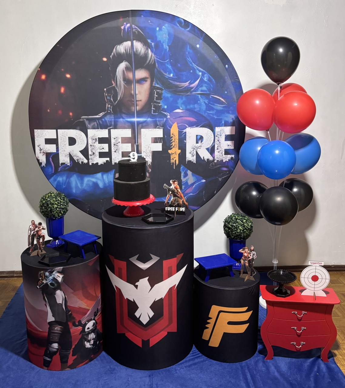 Free Fire - Kit Médio - Decoreli Decorações Pegue e Monte