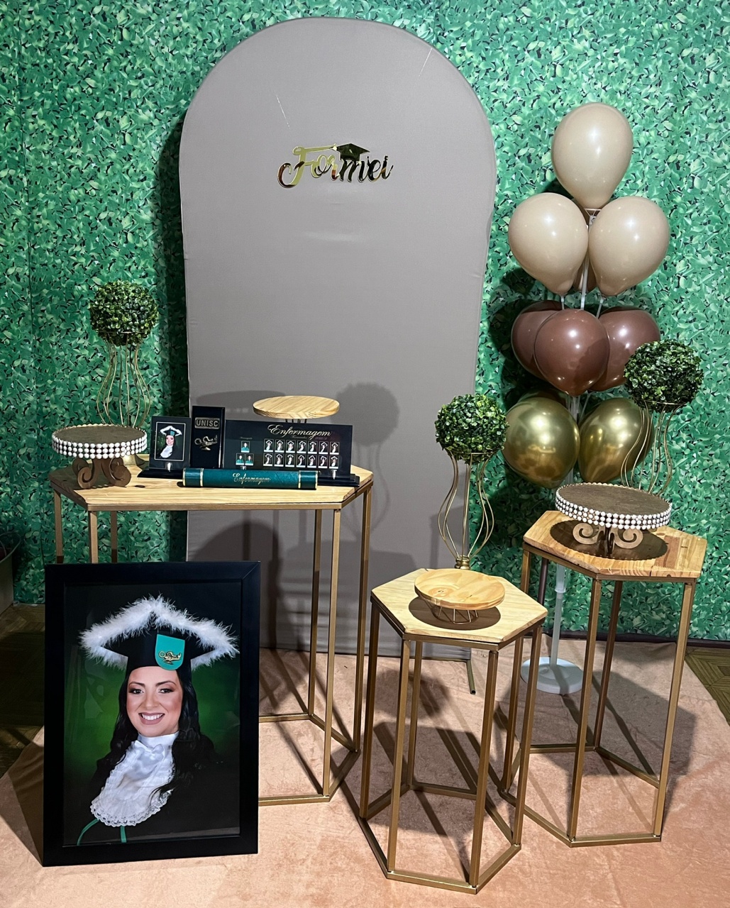 Formatura - Nude - Decoreli Decorações Pegue e Monte