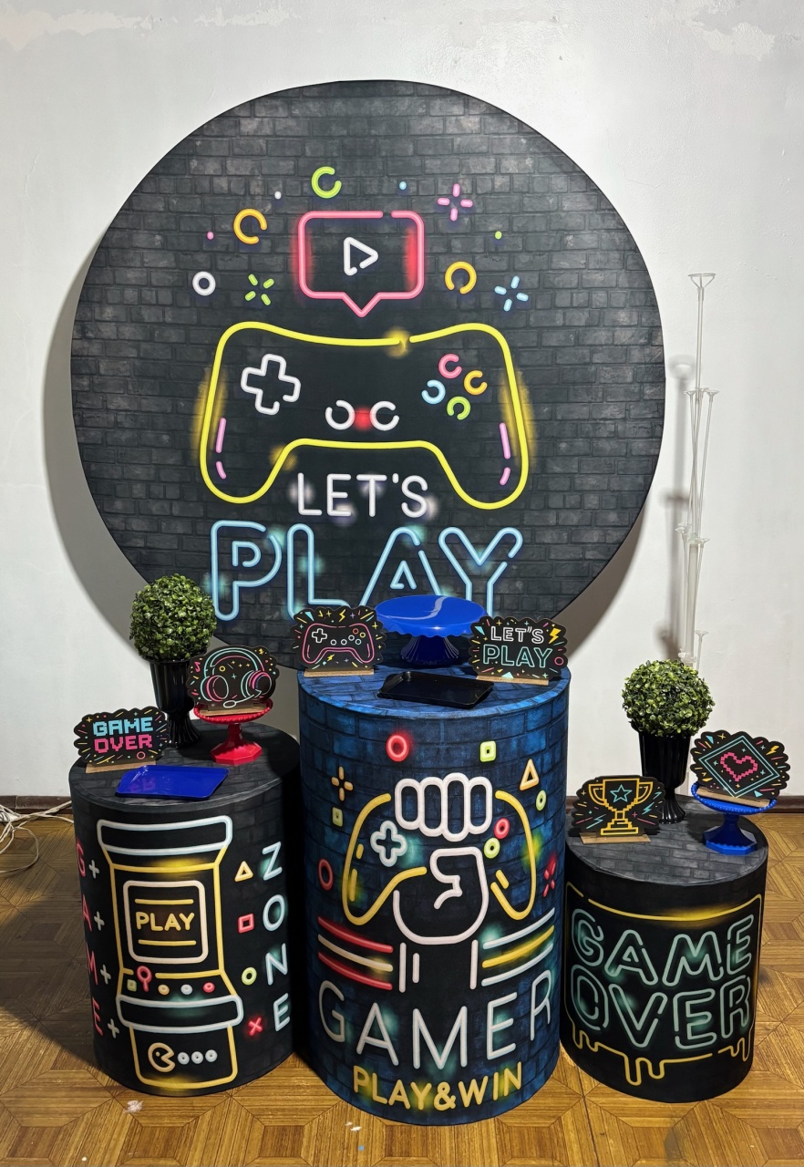 Games Kit Básico - Decoreli Decorações Pegue e Monte