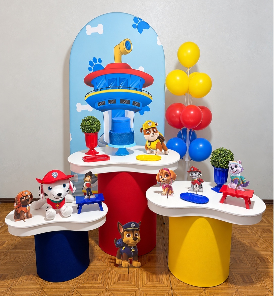 Patrulha Canina - Orgânico - Decoreli Decorações Pegue e Monte