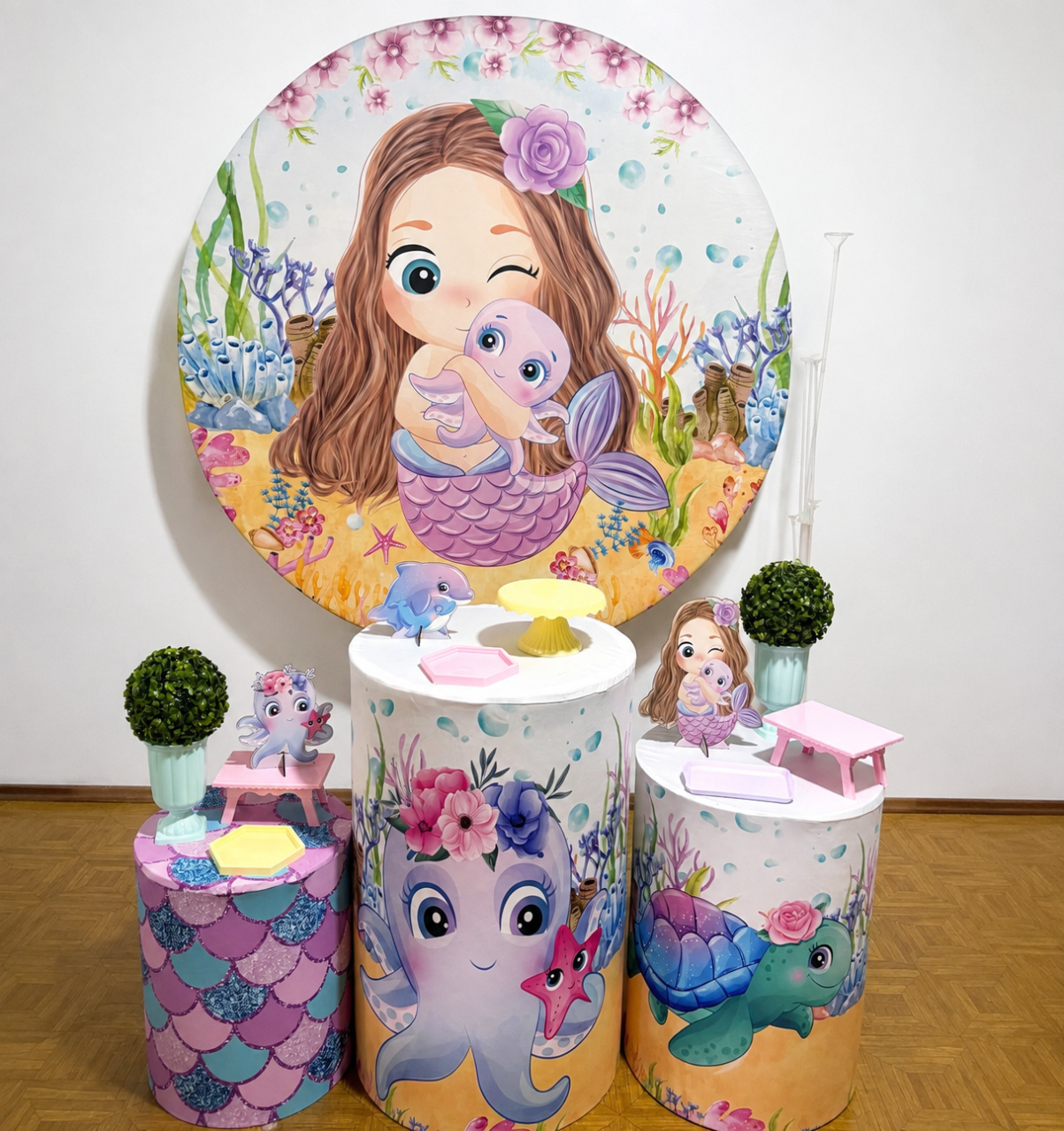 Sereia - Kit Básico 1 - Decoreli Decorações Pegue e Monte
