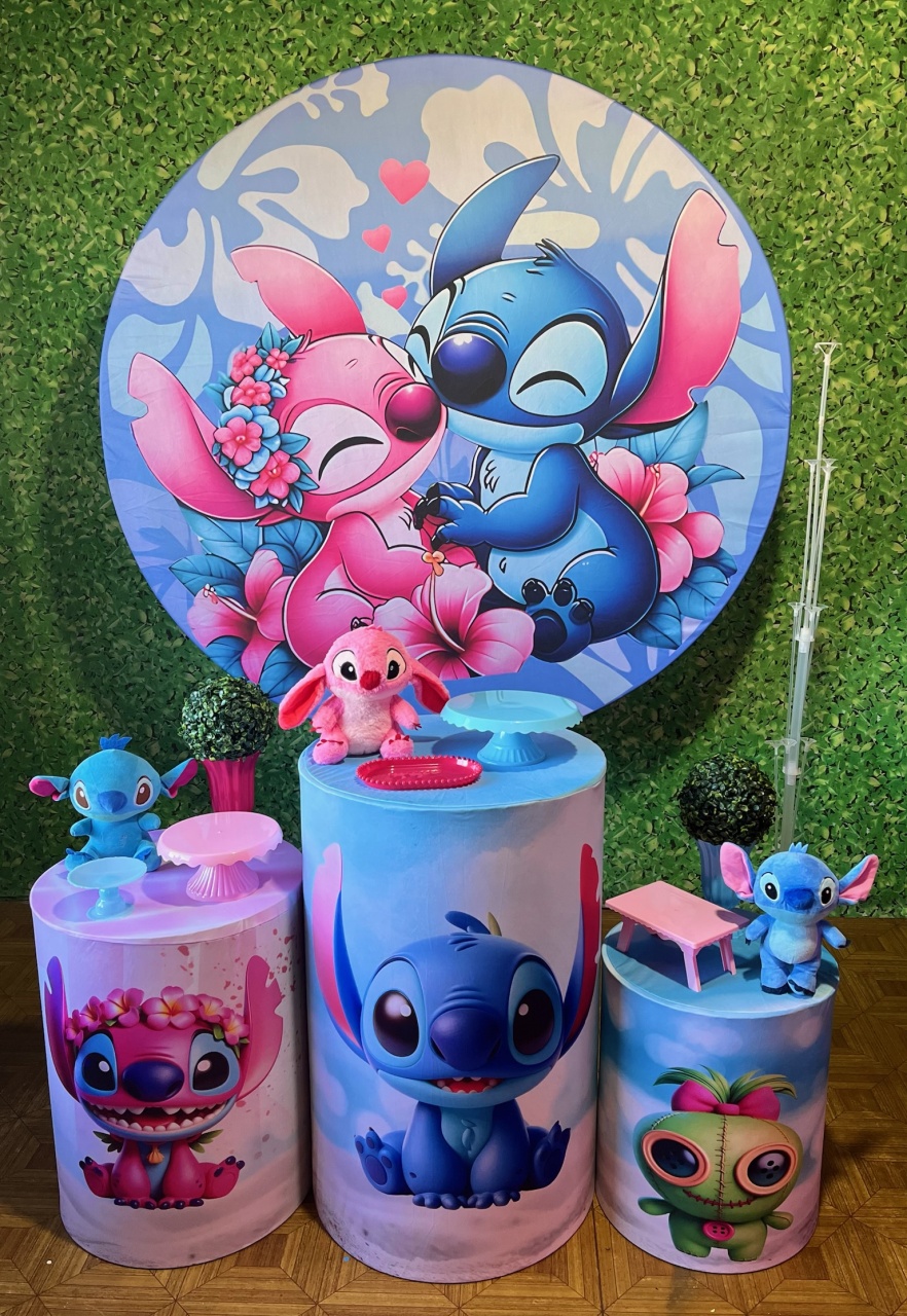 Angel E Stitch - Básico - Decoreli Decorações Pegue e Monte