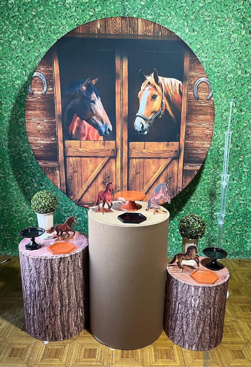 Cavalos - Kit Básico - Decoreli Decorações Pegue e Monte