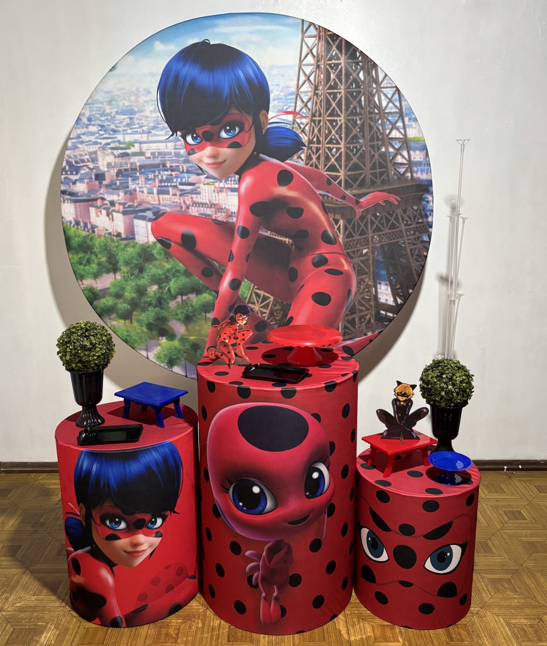 Lady Bug - Kit Básico - Decoreli Decorações Pegue e Monte