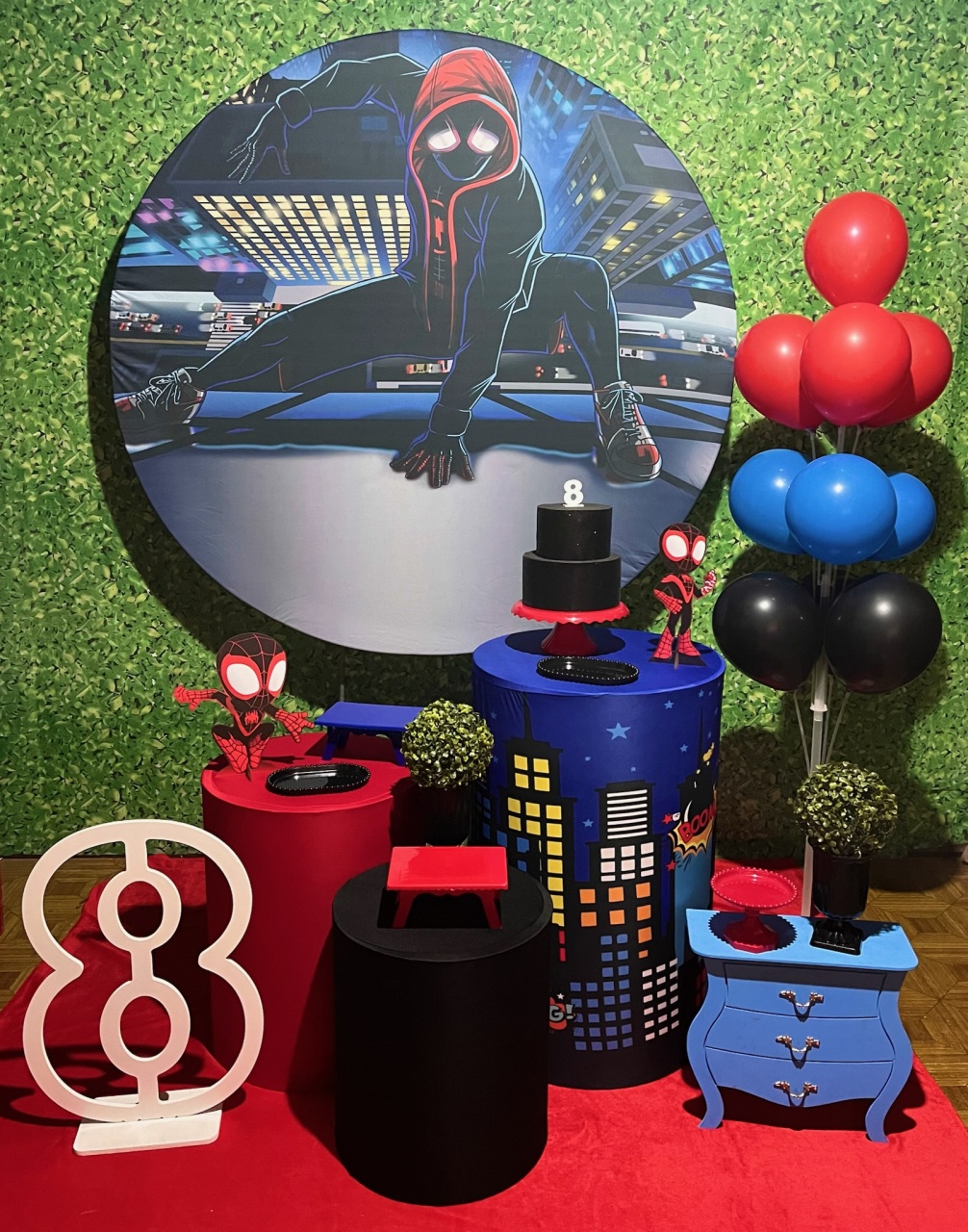 Miles Morales - Decoreli Decorações Pegue e Monte