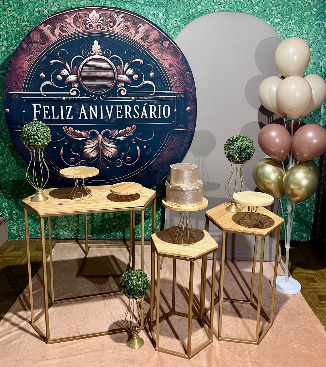 Feli Aniversário Quadro - Decoreli Decorações Pegue e Monte