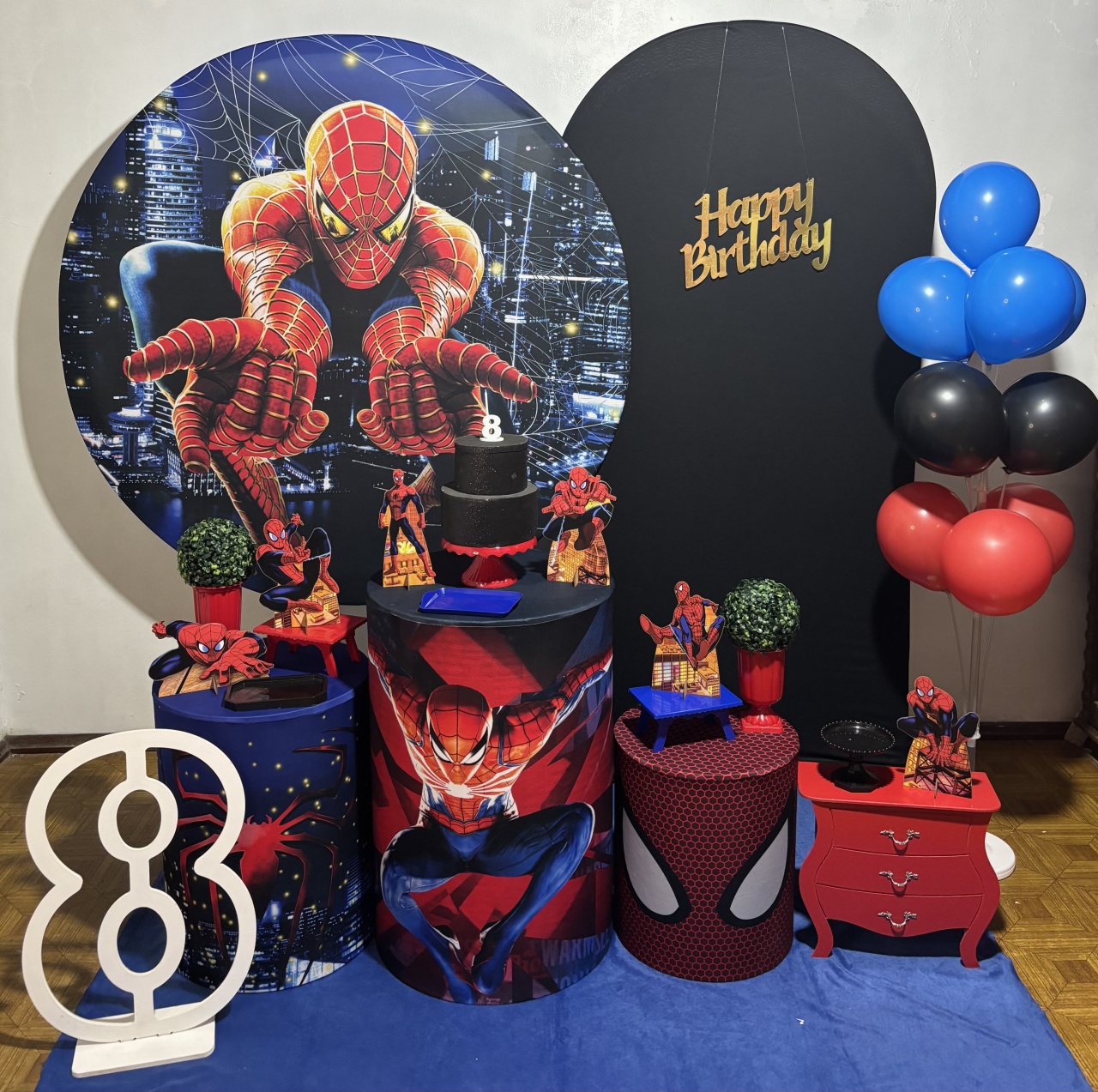 Homem Aranha - Completo - Decoreli Decorações Pegue e Monte